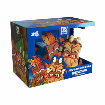 Figura Crash Bandicoot Aku Aku & Uka Uka 12cm Youtooz Collectibles