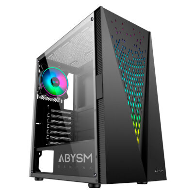 Abysm Caixa Atx Danube Kolpa White Argb Tempered Glass- 1xUSB 3.0+2 - AB812110