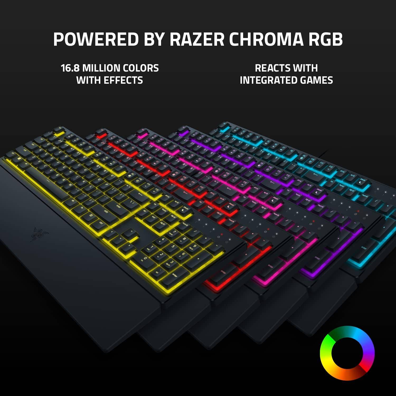 Teclado de Membrana Razer Ornata V3 X Chroma RGB Gaming PT Preto - Image 5