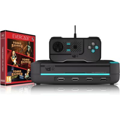 Evercade VS-R: Consola Retro + Tomb Raider Collection 1