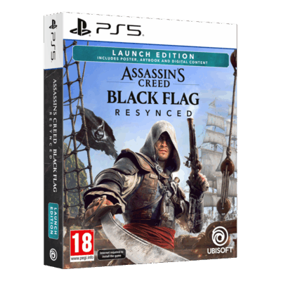 Assassin's Creed Black Flag Resynced - Launch Edition PS5 - Pré-Reserva Data prevista de lançamento: 09/07/2026