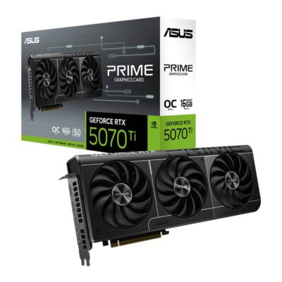 Placa Gráfica Asus NVIDIA GeForce RTX 5070 Ti "Blackwell" Prime OC 16GB GDDR7 DLSS4