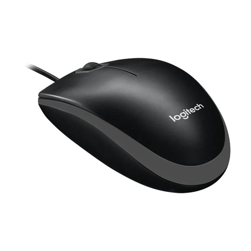 Rato Óptico Logitech B100 USB Wired Ambidestro 1000DPI Preto - Image 2