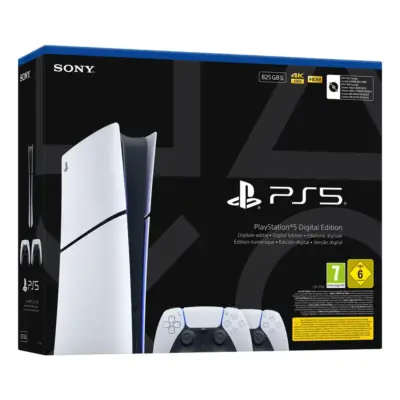 Consola Sony PlayStation 5 Slim 825GB (Edição Digital) + Gamepad DualSense Extra