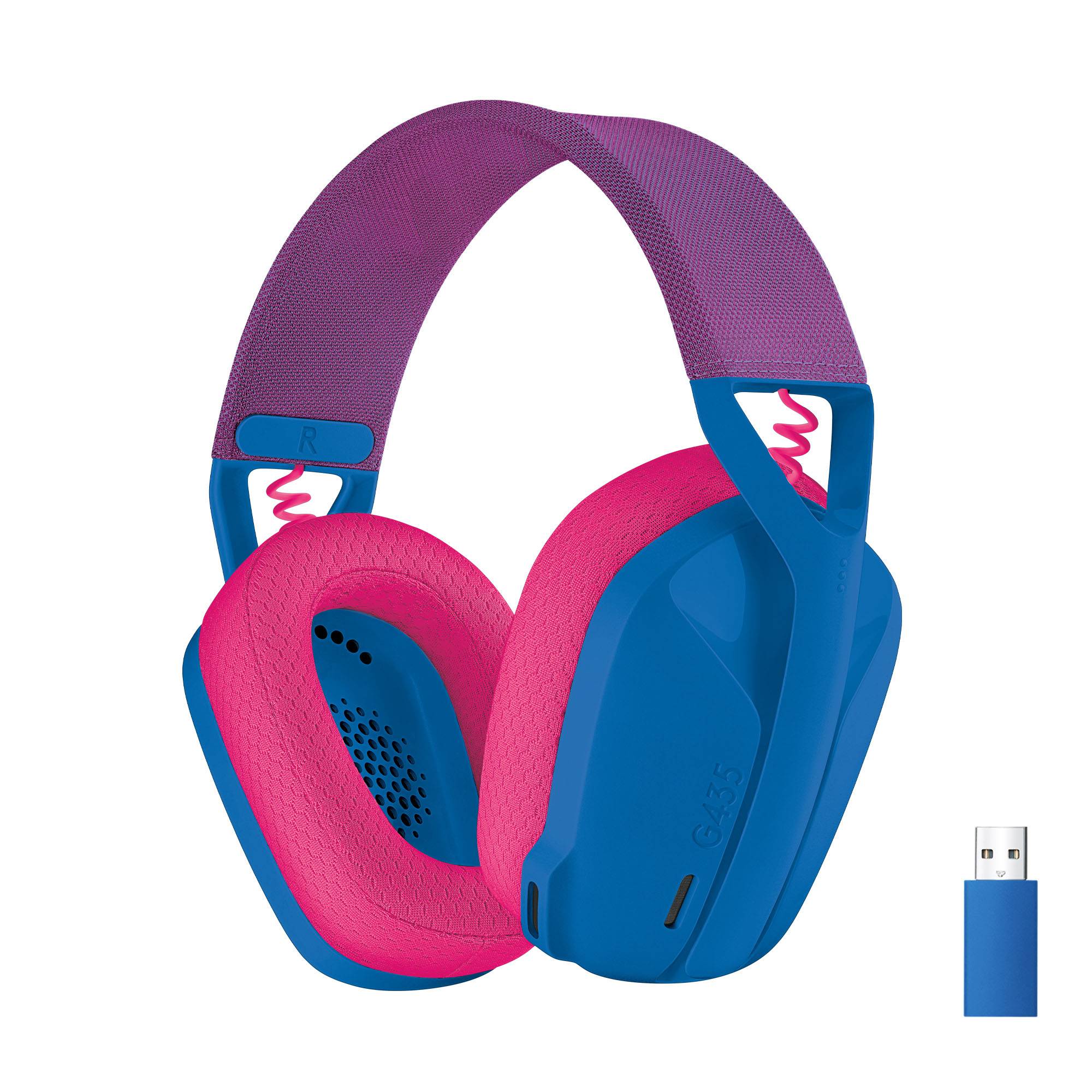 Headset Logitech G435 Lightspeed Wireless Gaming Azul
