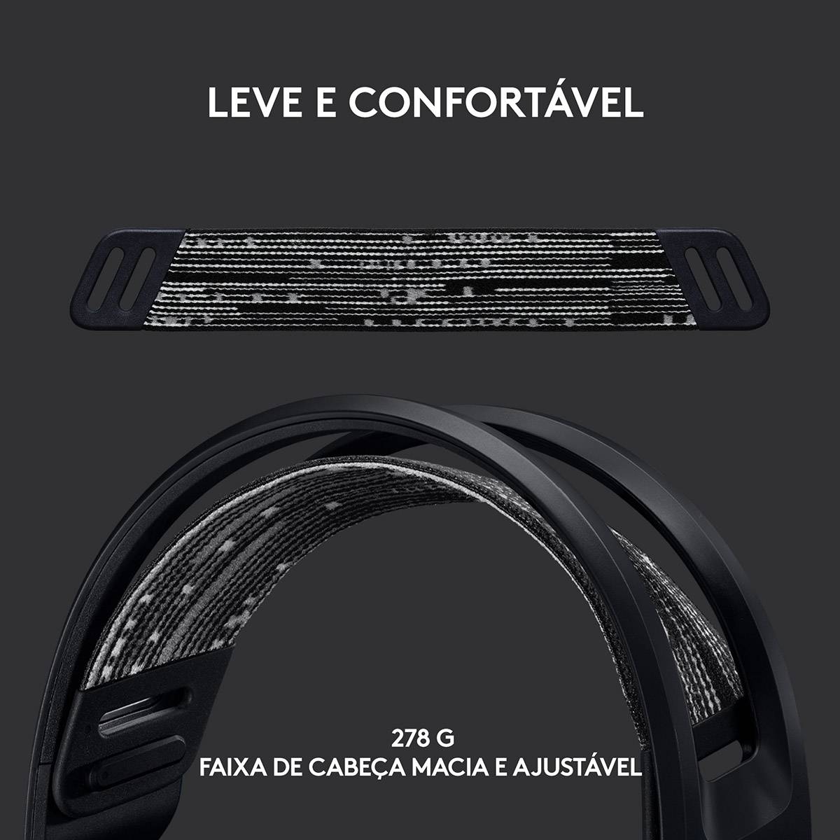Headset Logitech G733 Lightspeed Wireless RGB Gaming Preto - Image 2