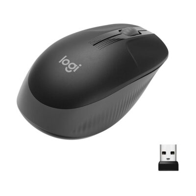 Rato Óptico Logitech M190 Full-Size Wireless Mouse 1000DPI Preto