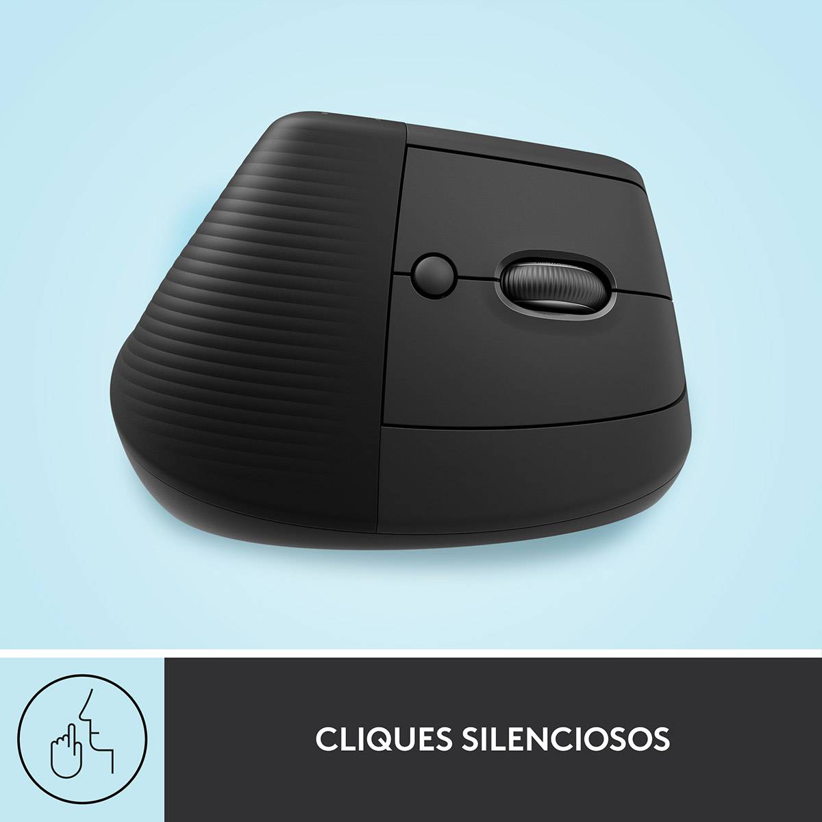 Rato Laser Logitech Lift Vertical Ergonomic Wireless/Bluetooth 4000DPI Graphite - Image 7