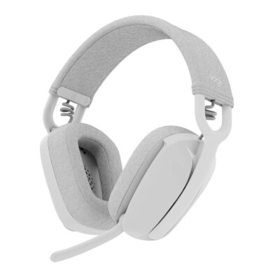 Headset Logitech Zone Vibe 100 Bluetooth Branco