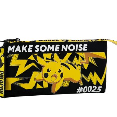 Estojo Triplo Pokémon Twilight Champions: Pikachu - CYP Brands