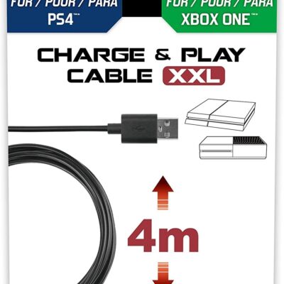Cabo de Carregamento XXL Subsonic PS4 & Xbox One