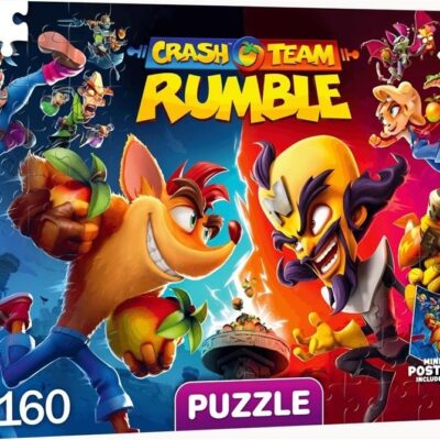Puzzle Kids Good Loot - Crash Team Rumble: Heroes (160 Peças)