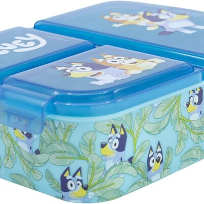 Lancheira Infantil 3 Compartimentos - Bluey