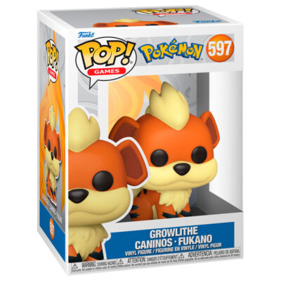Figura Funko Pop! Games: Pokemon - Growlithe Caninos Fukano 597
