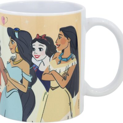 Caneca Cerâmica com Sublimação 325ml - Princesas Disney