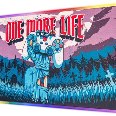 Tapete Gaming XXL Com Luz Led - One More Life