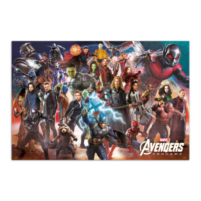 Poster Marvel Avengers Endgame Line Up