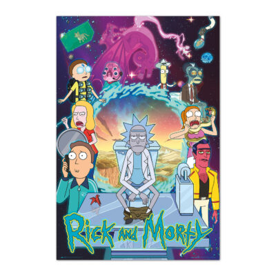 Poster Rick & Morty Season 4