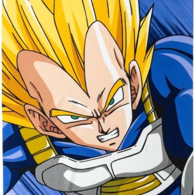 Toalha de Praia de Microfibra - Dragon Ball Z: Vegeta