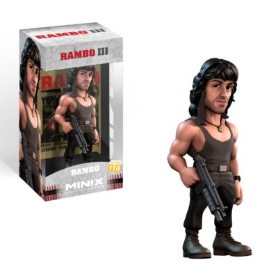 Minix - Movies 110- Figura PVC 12 cm - Rambo - Rambo en t-shirt