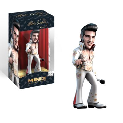 Minix - Music 104- Figura PVC 12 cm - Elvis - Elvis Blanc