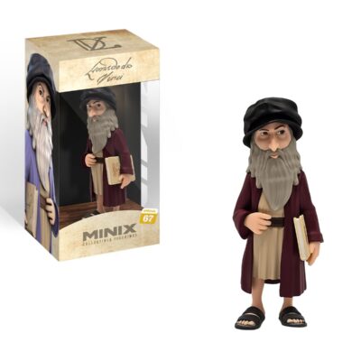 Minix - Celebrity - Figura PVC 12 cm - Histoire - Leonard De Vinci