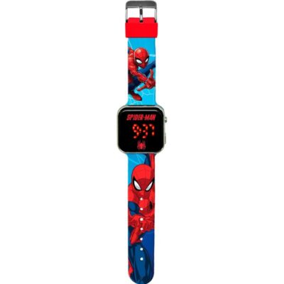 Relógio Infantil Led - Spiderman Marvel