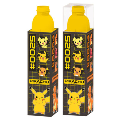 Garrafa Quadrada Pokémon: Pikachu 650 ml