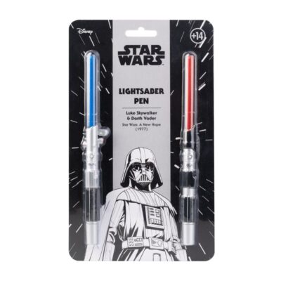 Set de 2 Canetas Sabre de Luz Star Wars com Luz