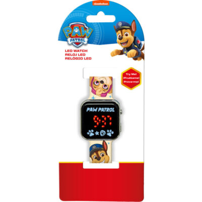 Relógio Infantil Led - Patrulla Canina Paw Patrol