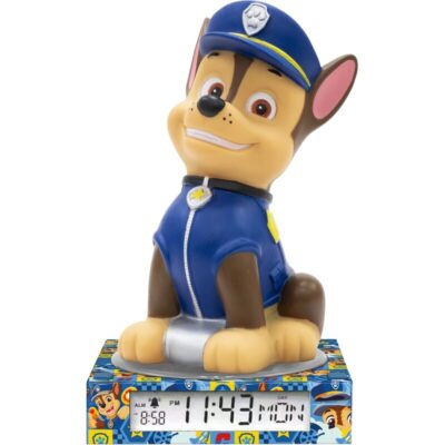 Lâmpada 3D Com Despertador - Paw Patrol