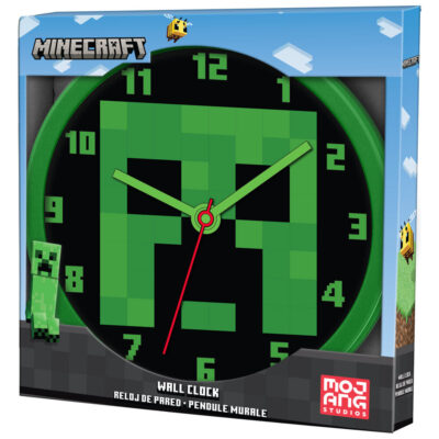 Relógio de Parede - Minecraft