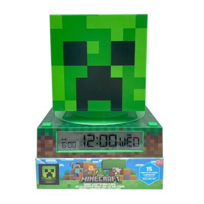Candeeiro 3D com Despertador - Minecraft
