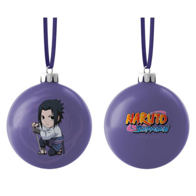 Bola de Natal Chibi Sasuke Naruto Shippuden