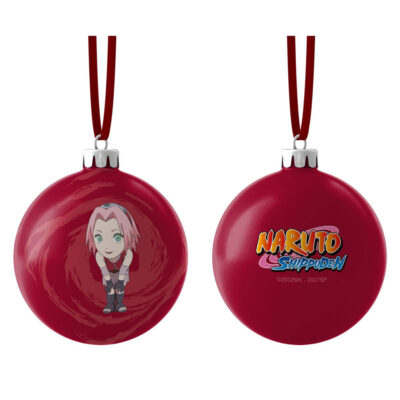 Bola de Natal Chibi Sakura Naruto Shippuden
