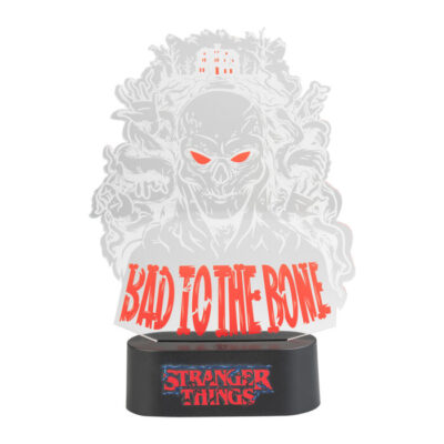 Candeeiro LED Stranger Things - Bad To the Bone