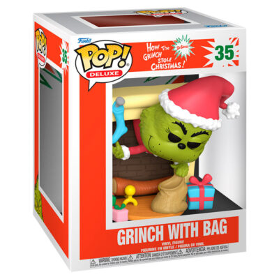 Figura Funko POP! Deluxe: How the Grinch Stole Christmas - Grinch with Bag 35