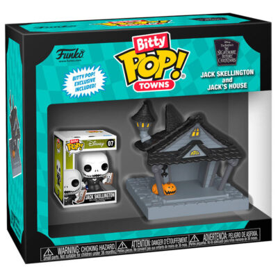 Figura Funko Bitty POP! Towns: The Nightmare Before Christmas - Jack at Home