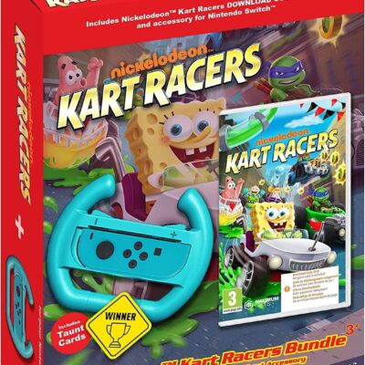 Nickelodeon Kart Racers Bundle + Wheel Accessory Nintendo Switch (Código na Caixa)