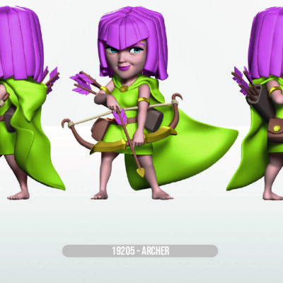 Figura Minix Video Games: World of Clash - Archer 108