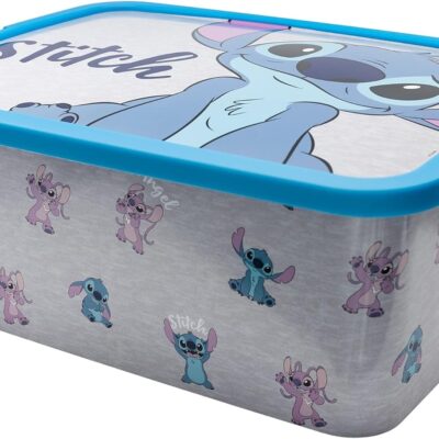 Caixa Click 13 Litros - Disney Stitch & Angel