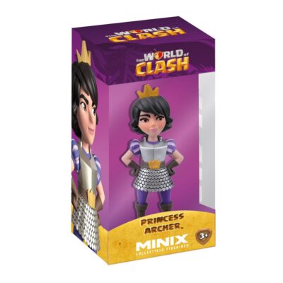 Minix - Video Games 106 - Figura PVC 12 cm - Clash Royale - Princesse (W10)