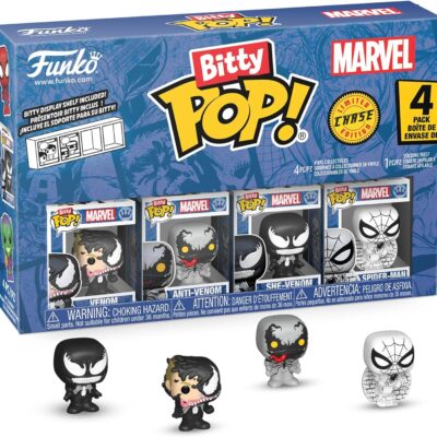 Figura Funko Bitty POP! 4-Pack - Marvel: Venom / Anti-Venom / She-Venom / Spider-Man