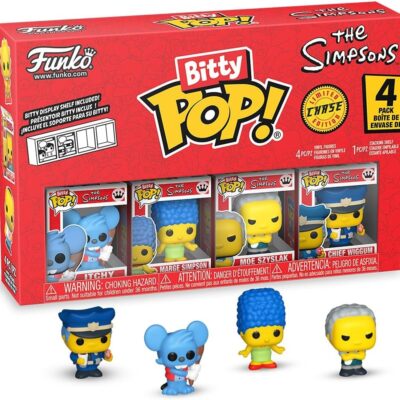 Figura Funko Bitty POP! 4-Pack - The Simpsons: Itchy / Marge Simpson / Moe / Chief Wiggum