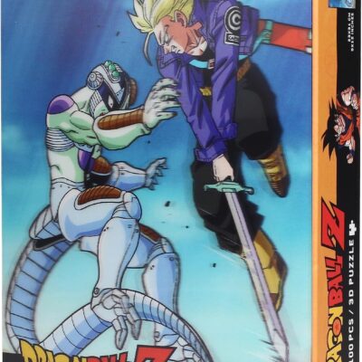 Puzzle Lenticular 3D Effect - Dragon Ball Z: Trunks vs Frieza (100 peças)