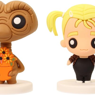 Set 2 Figuras SD Toys Mini Rubber Figures - E.T. the Extra-Terrestrial: E.T.& Gertie