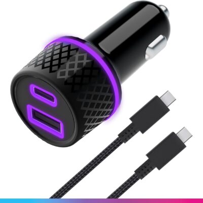 Oniverse Adaptador de Isqueiro - 60W USB-C 1.5m (Nintendo Switch 2)