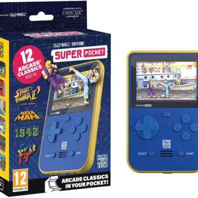 Consola Portátil Retro - Evercade Super Pocket: Capcom Edition (12 Jogos Incluídos)