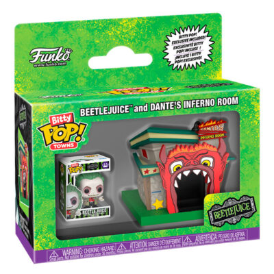 Figura Funko Bitty POP! Towns: Beetlejuice and Dante's Inferno Room