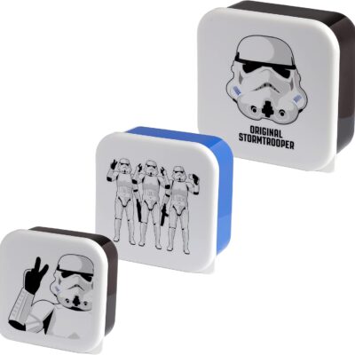 Conjunto 3 Lancheiras - Star Wars: Stromtrooper (M / L / XL)